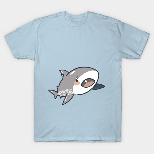 Kawaii baby shark growing his tooth T-Shirt by Alegra Stoic